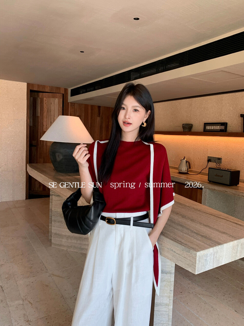 Hana 2-Piece Knit Blouse