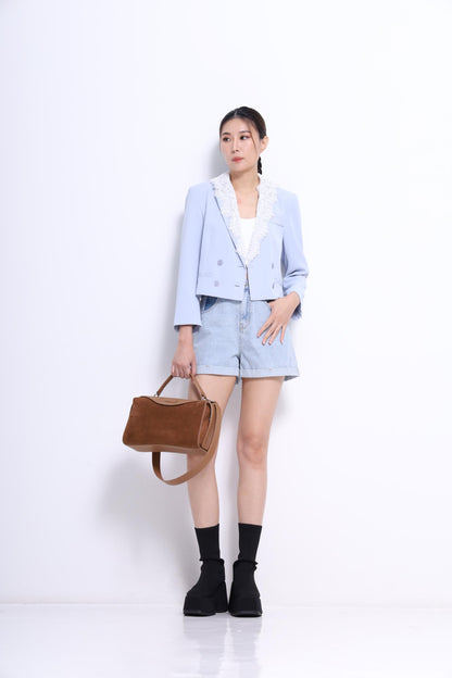 Kate Cropped Lace Jacket