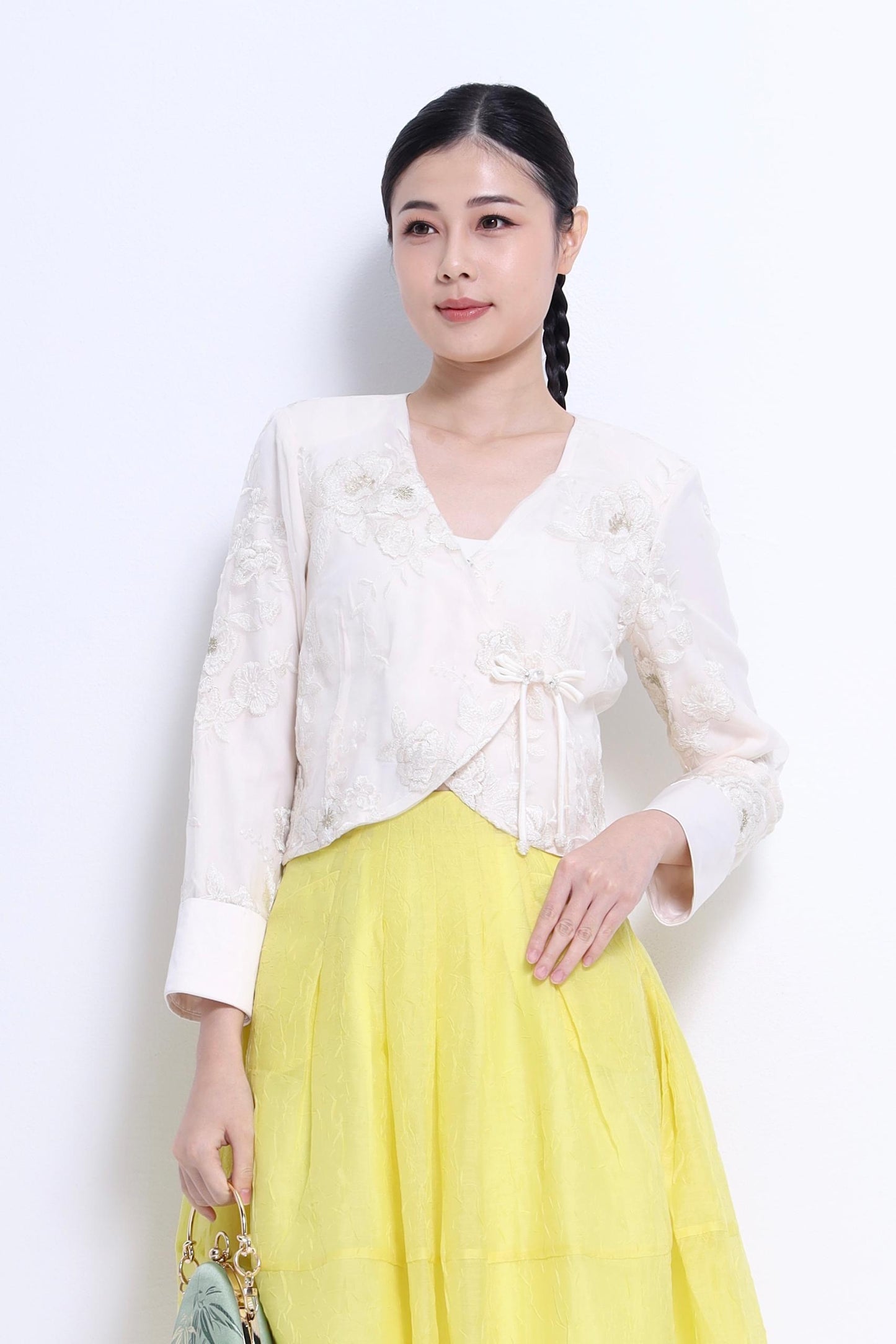 Liang Orient Embroidered Organza Jacket