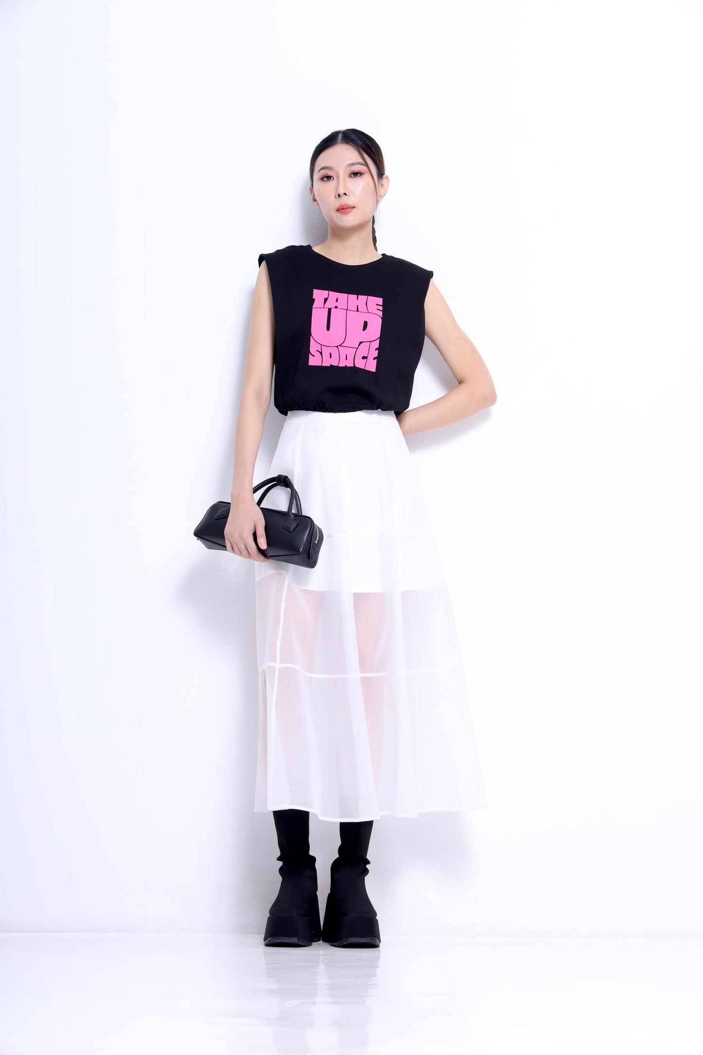 Take Up Space Cropped Tee