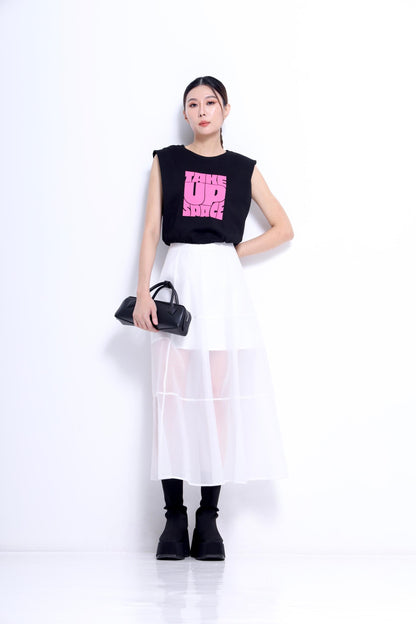Take Up Space Cropped Tee