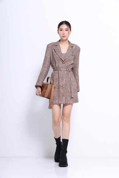 Helen Oversized Linen Jacket