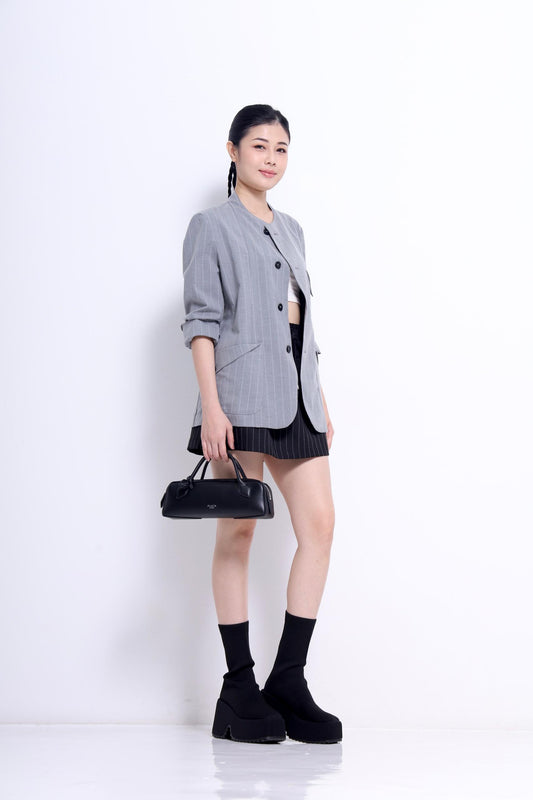 Dana Pinstripe Mini Skirt