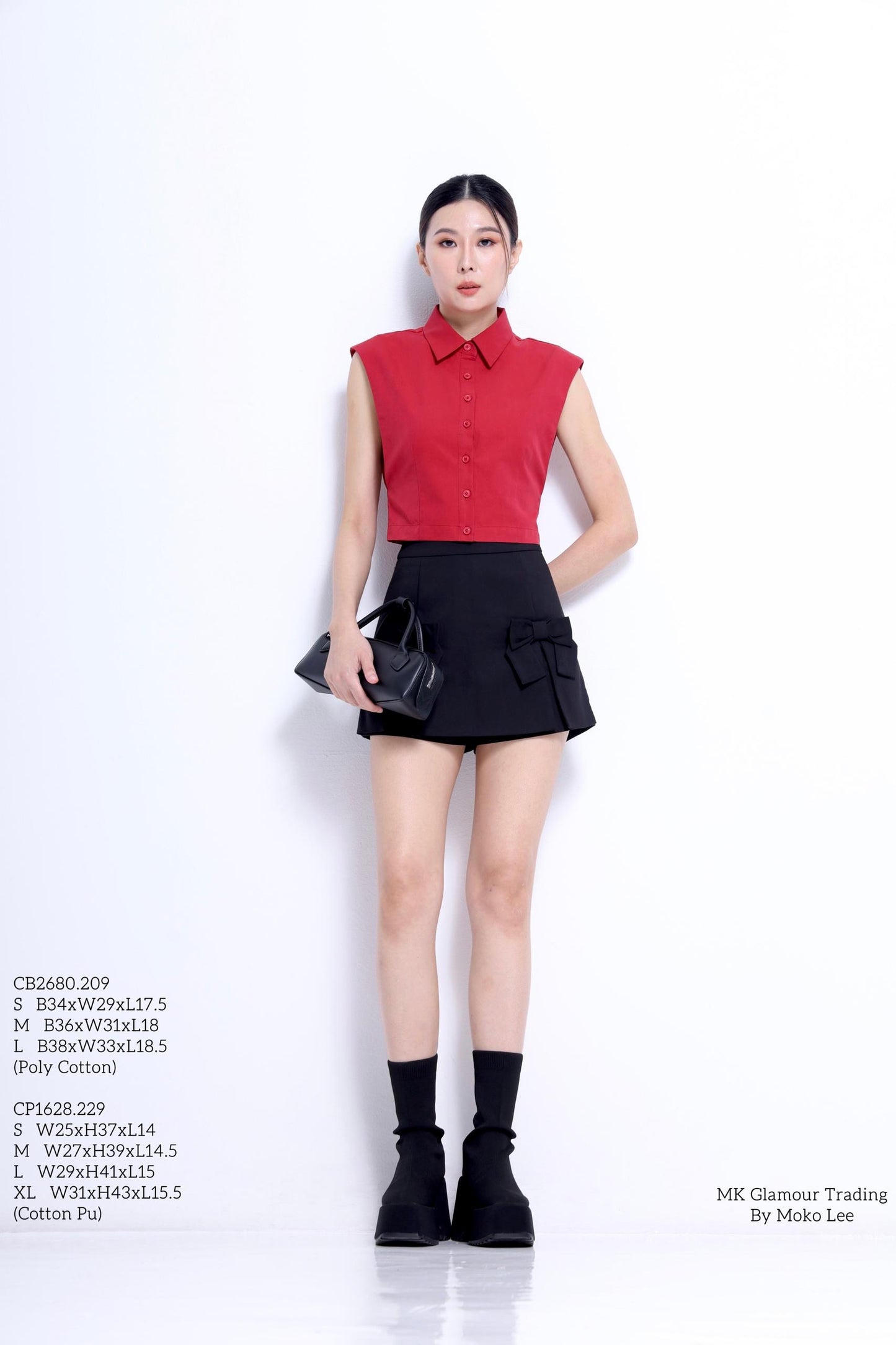 Sera Ribbon Tailored Skorts