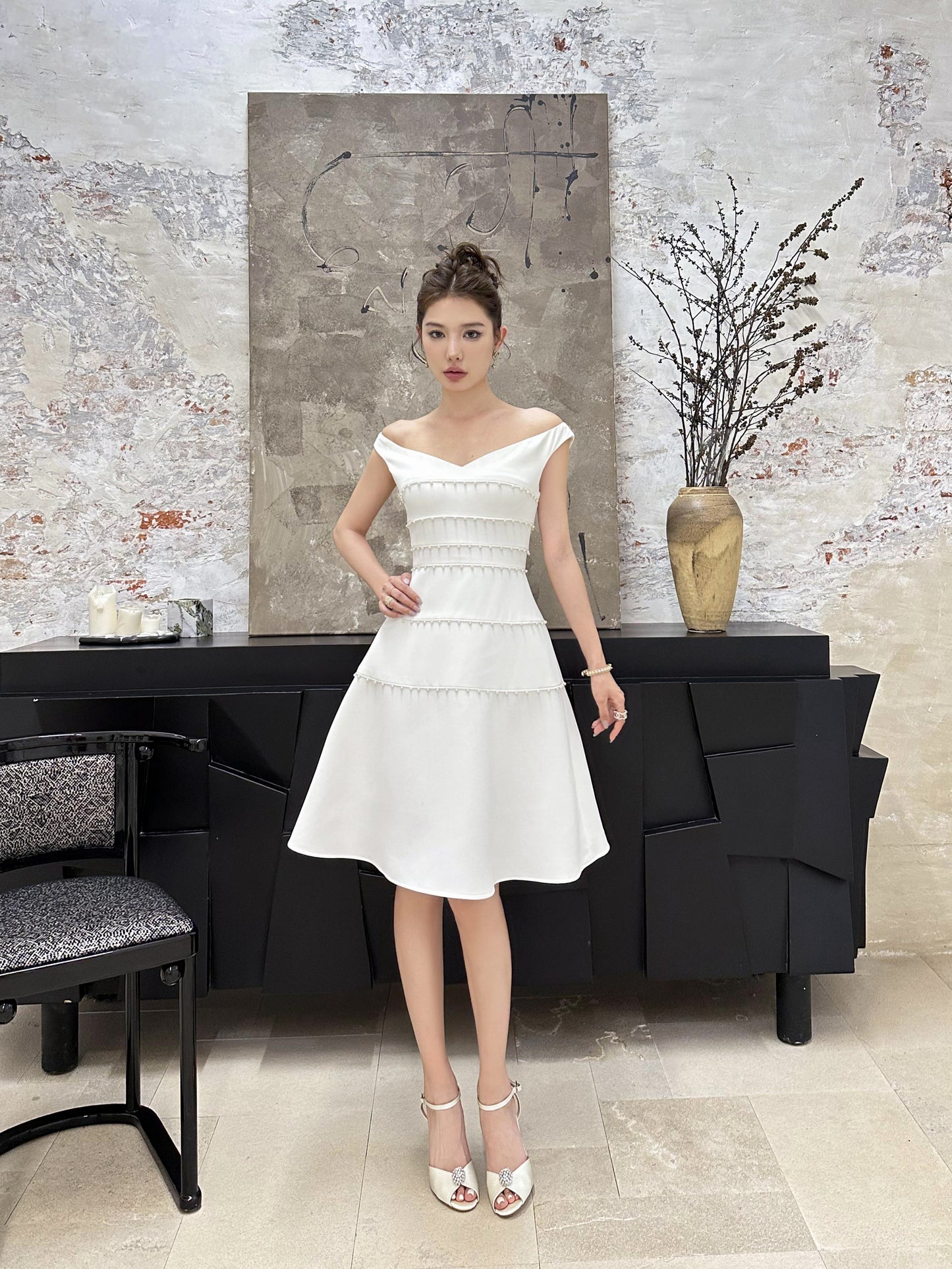 Pearlyn Aline Midi Dress