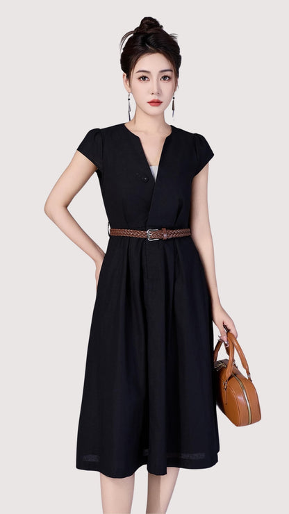 Ziri V-Neck Aline Dress