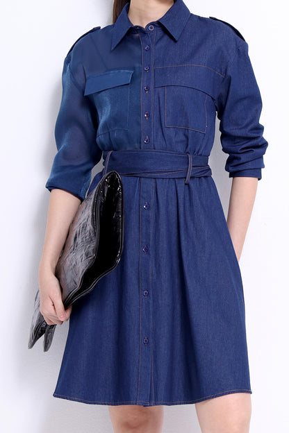 Jeon Denim Shirt Dress