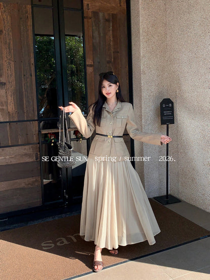 Tyana Textured A-line Skirt