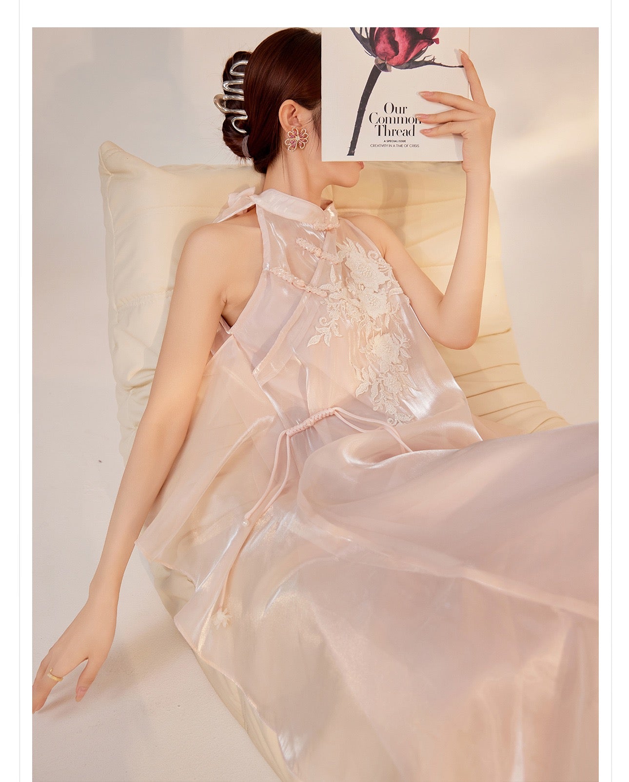 Liu Orient Embroidery Dress