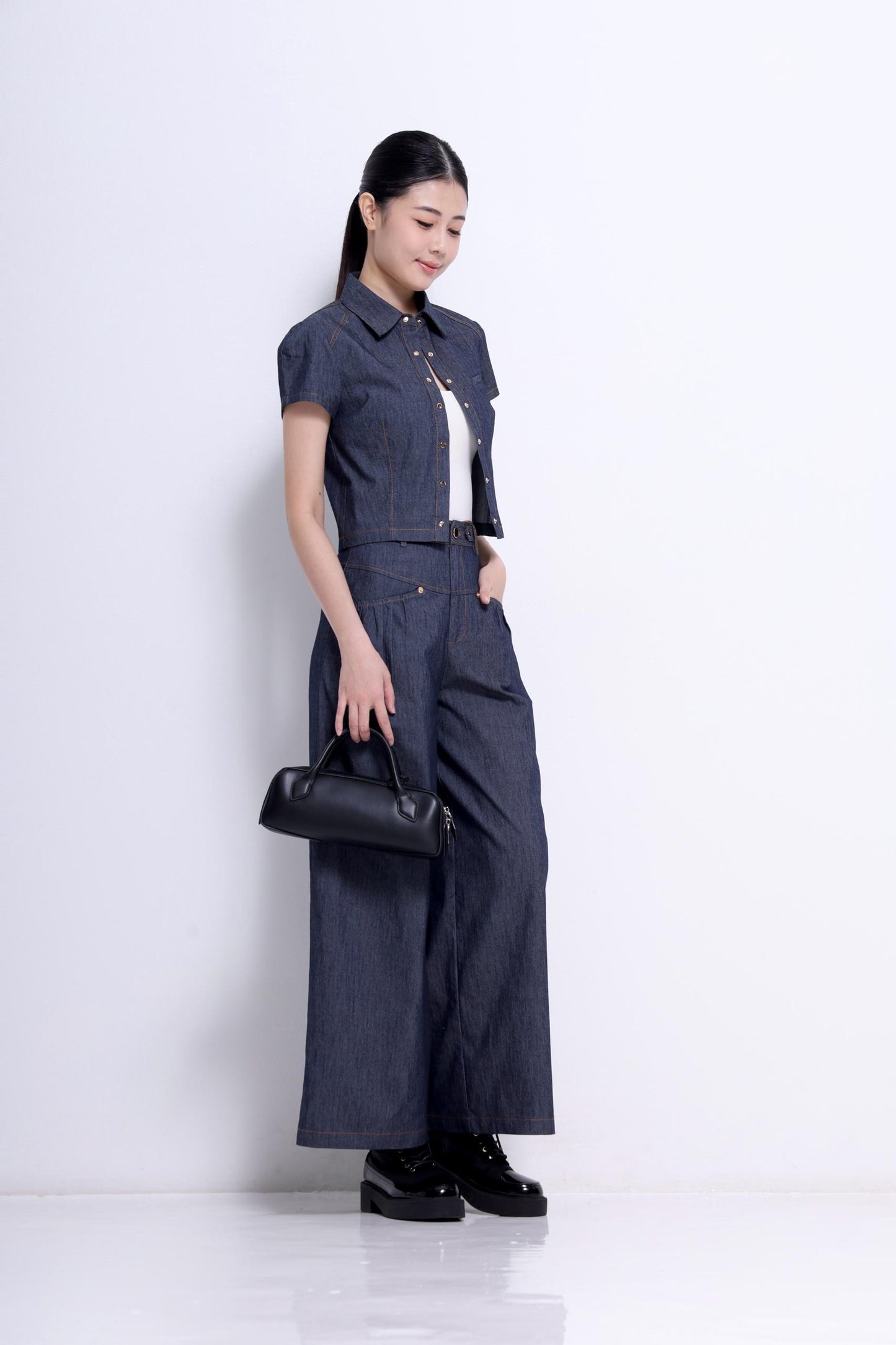 Celeste Linen Button Down Top