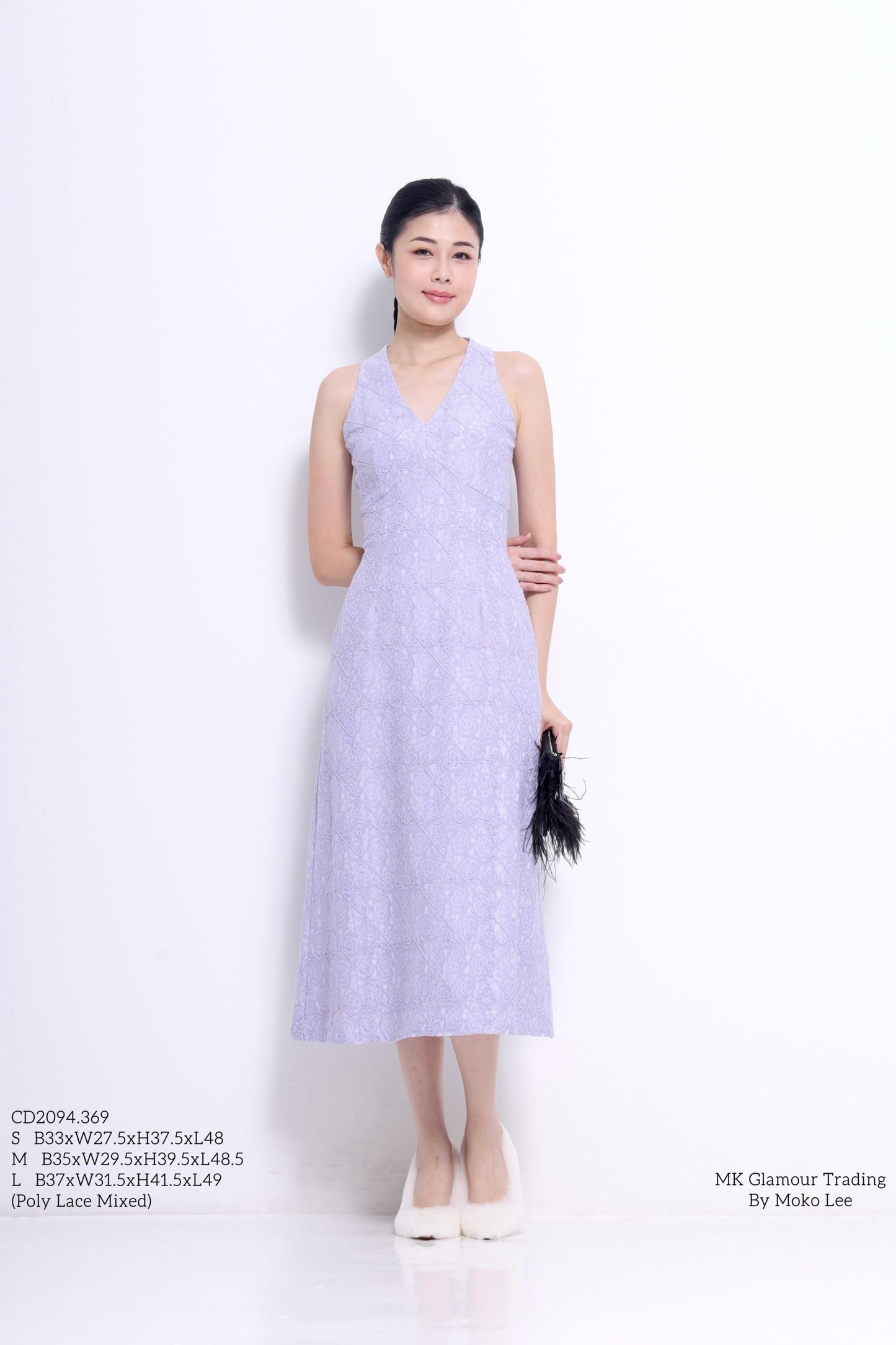 Rosalie V-neck Lace Dress