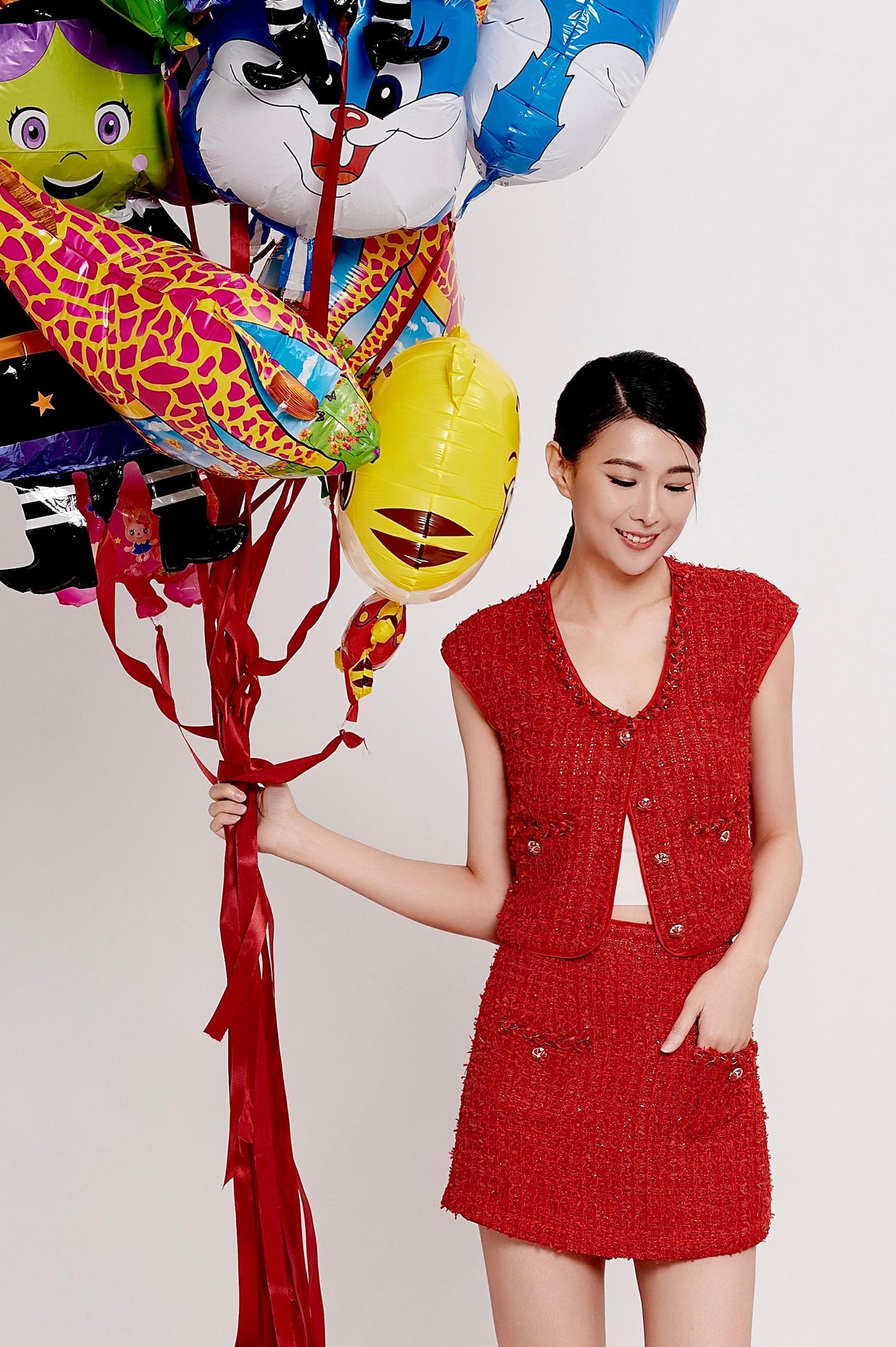 Gabrielle Tweed Vest