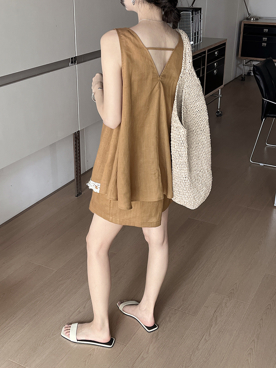 Zoe Bohemian Linen Setwear