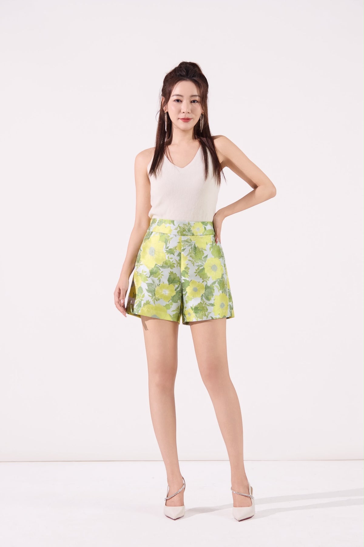 Lin Oriental Jacquard Shorts