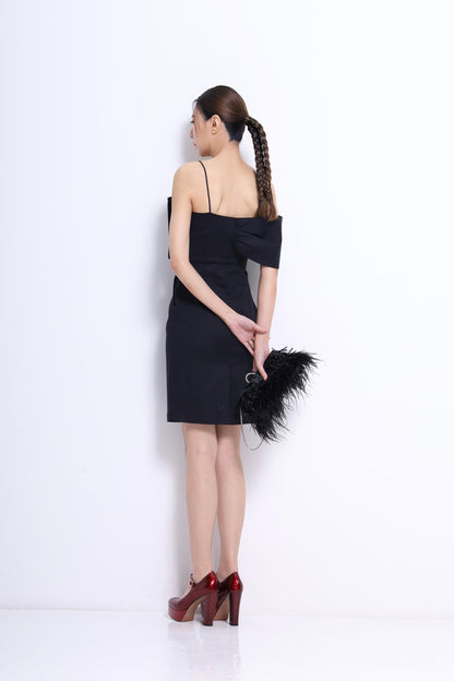 Deborah Big Bow Midi Dress