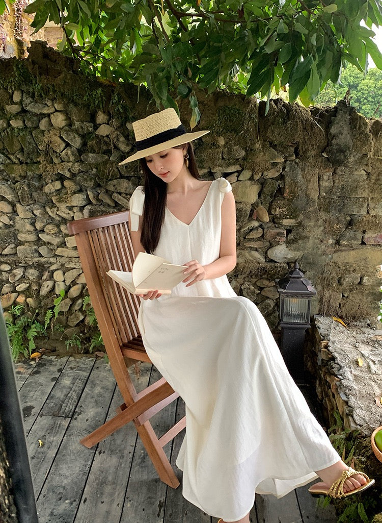 Emy Linen A-line Dress