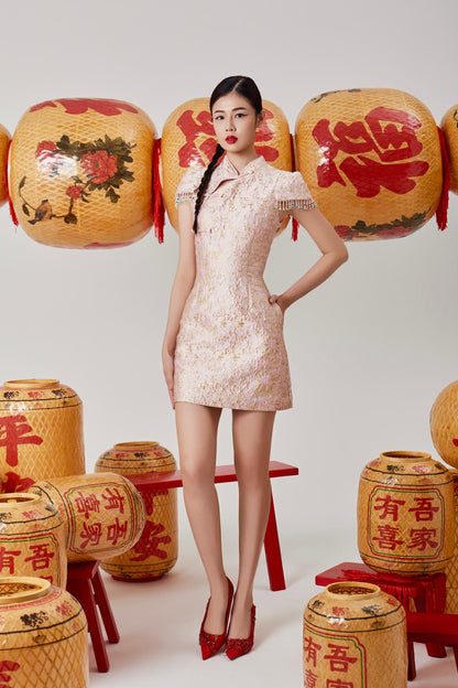 Cai Orient Pearl Qipao Dress