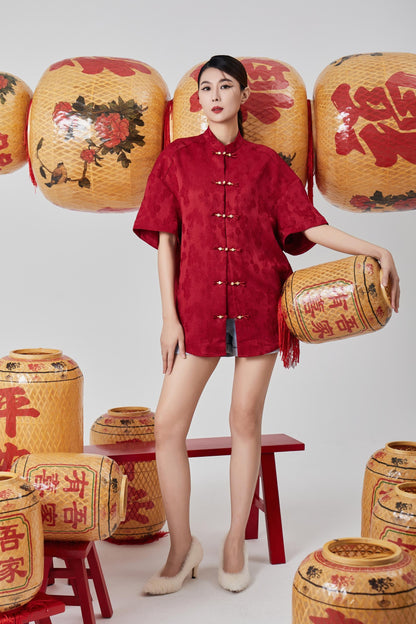 Zhao Orient Oversized Top