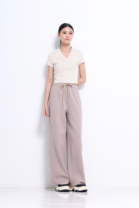 Carly V-Neck Embroidered Top