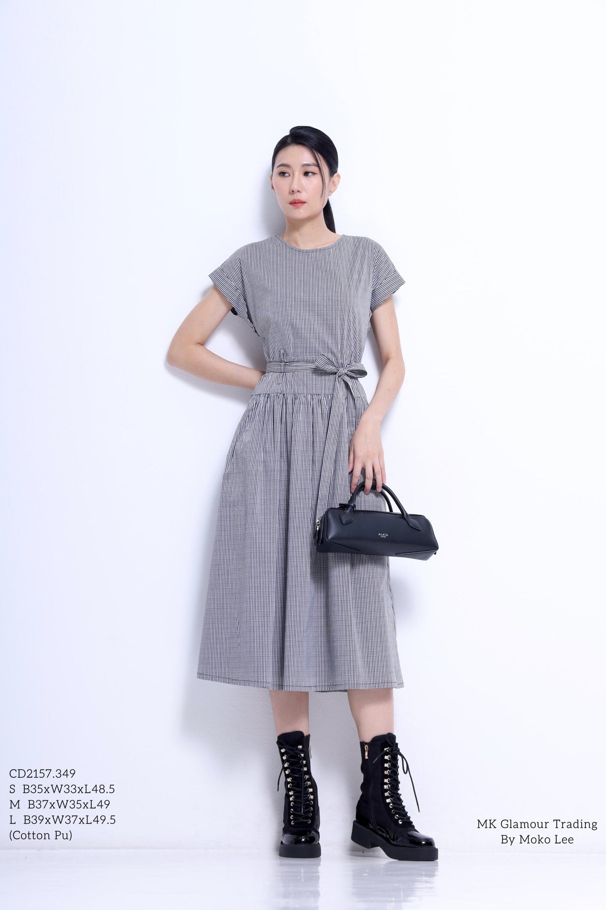Sarah Waist Tie Midi Dress