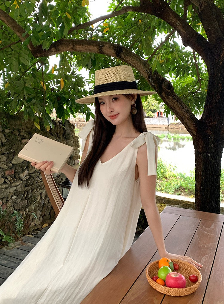 Emy Linen A-line Dress