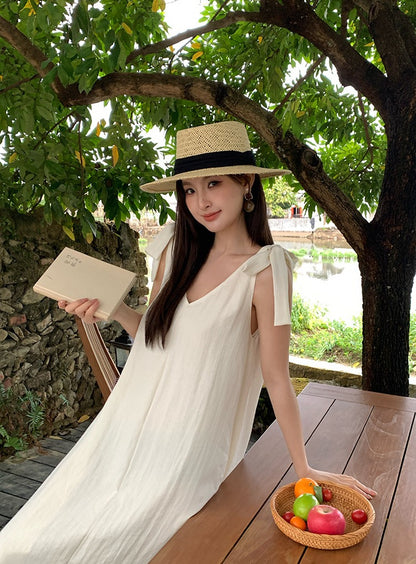 Emy Linen A-line Dress