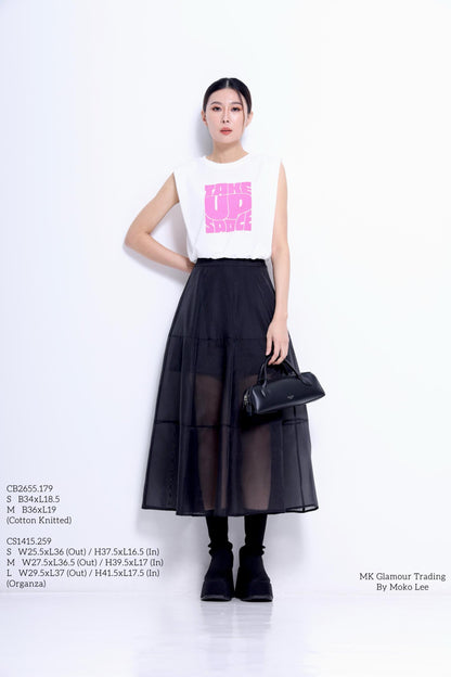 Take Up Space Cropped Tee