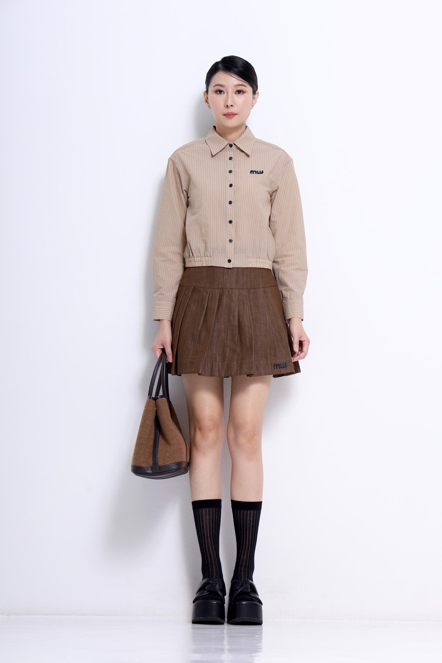 Miu Classic Button Down Top