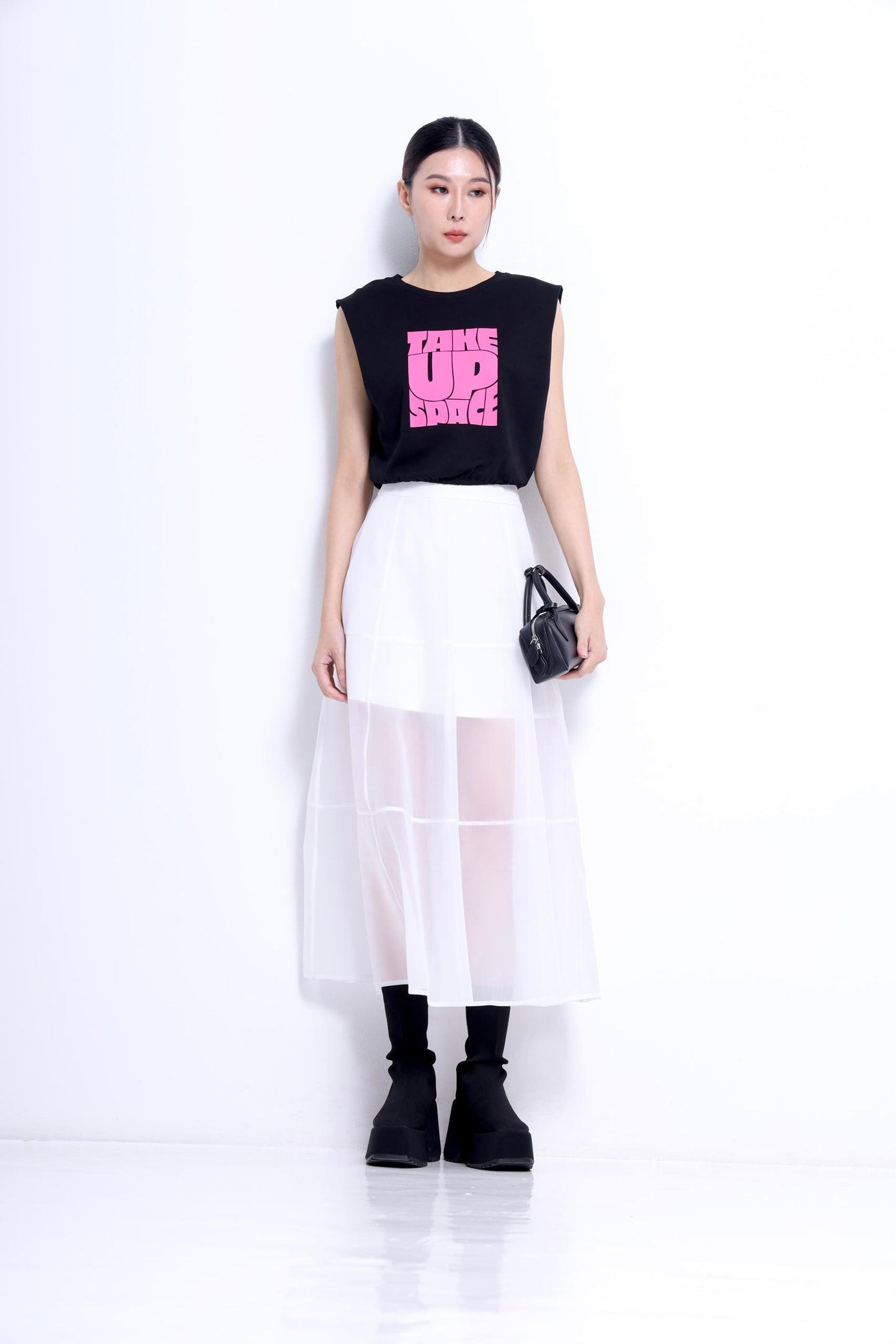 Take Up Space Cropped Tee