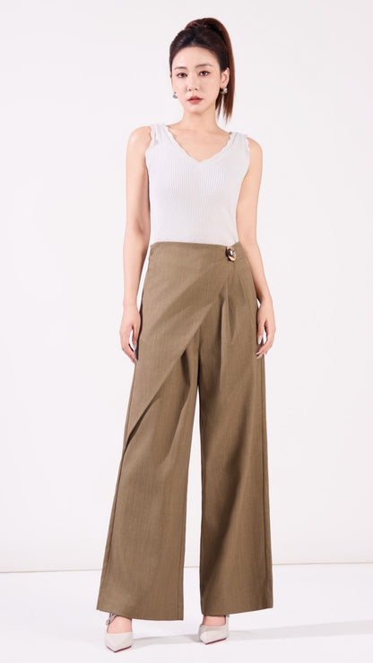 Ziri Overlap Straight Legged Pants