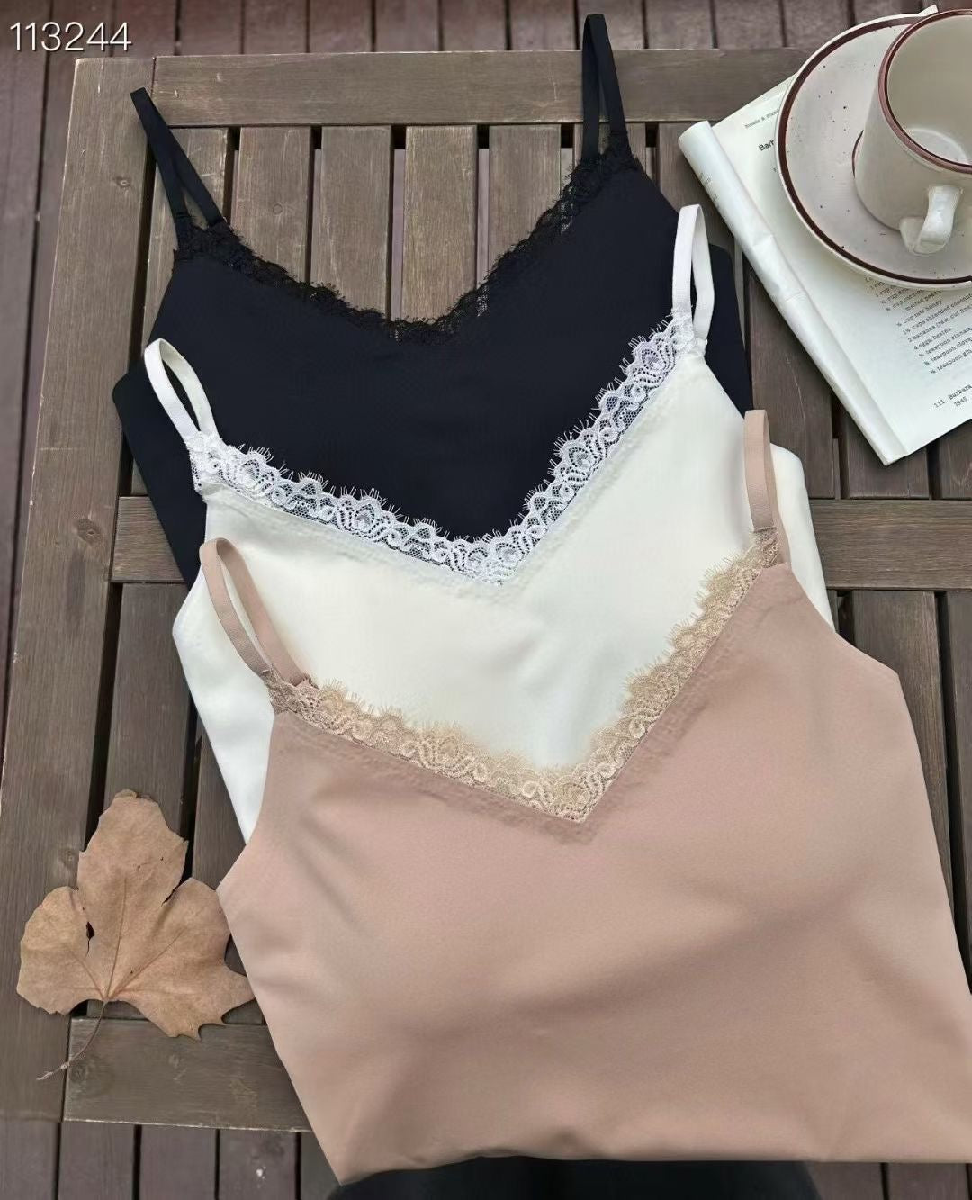Lumi Airy Padded Lace Bra Top