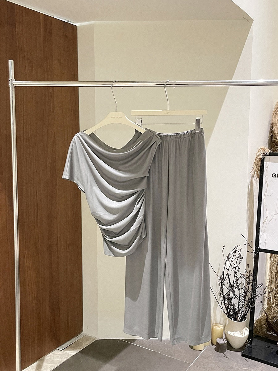 Carrie Asymmetrical Comfy Lux Setwear