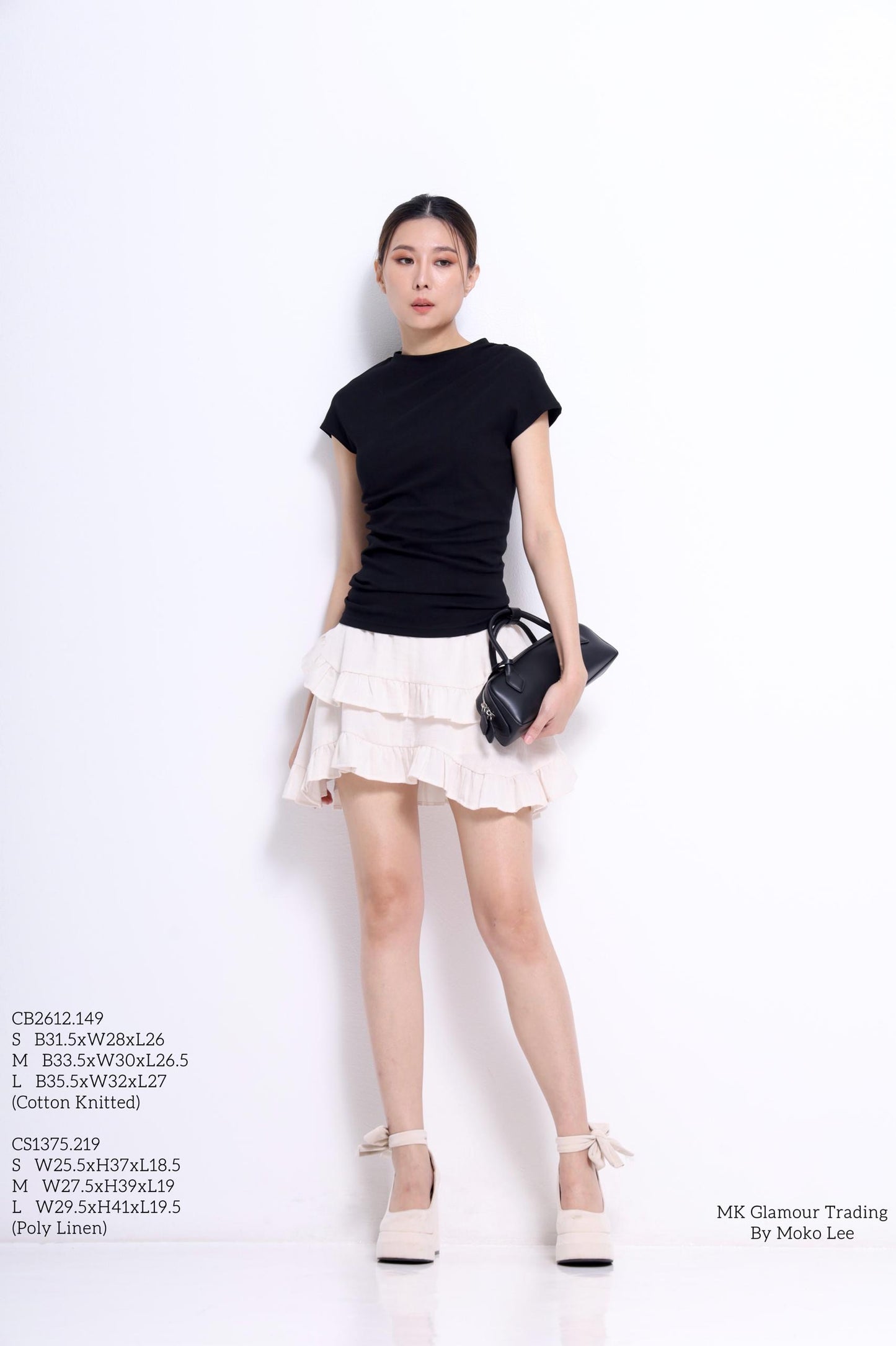 Janice Asymmetrical Knit Tee