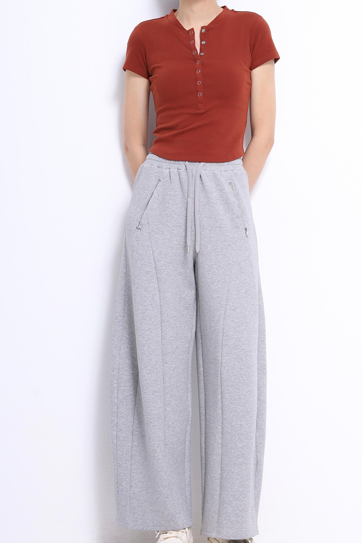 Charlie Button Down Fitted Tee