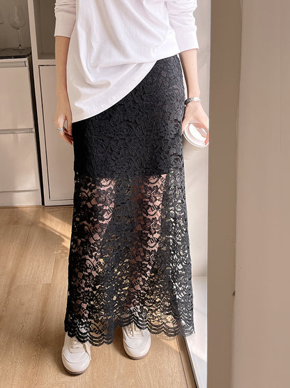Laurine Lace Midaxi Skirt