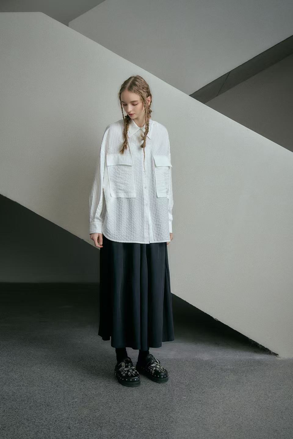Aubrey Oversized Pocket Shirt