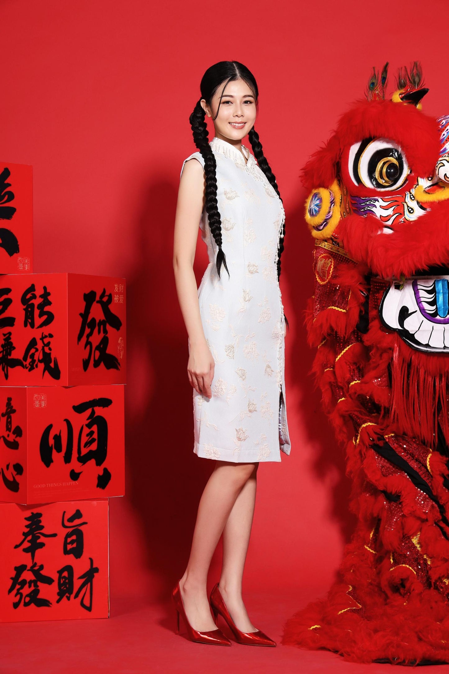 Zeng Orient Pearl Qipao Dress