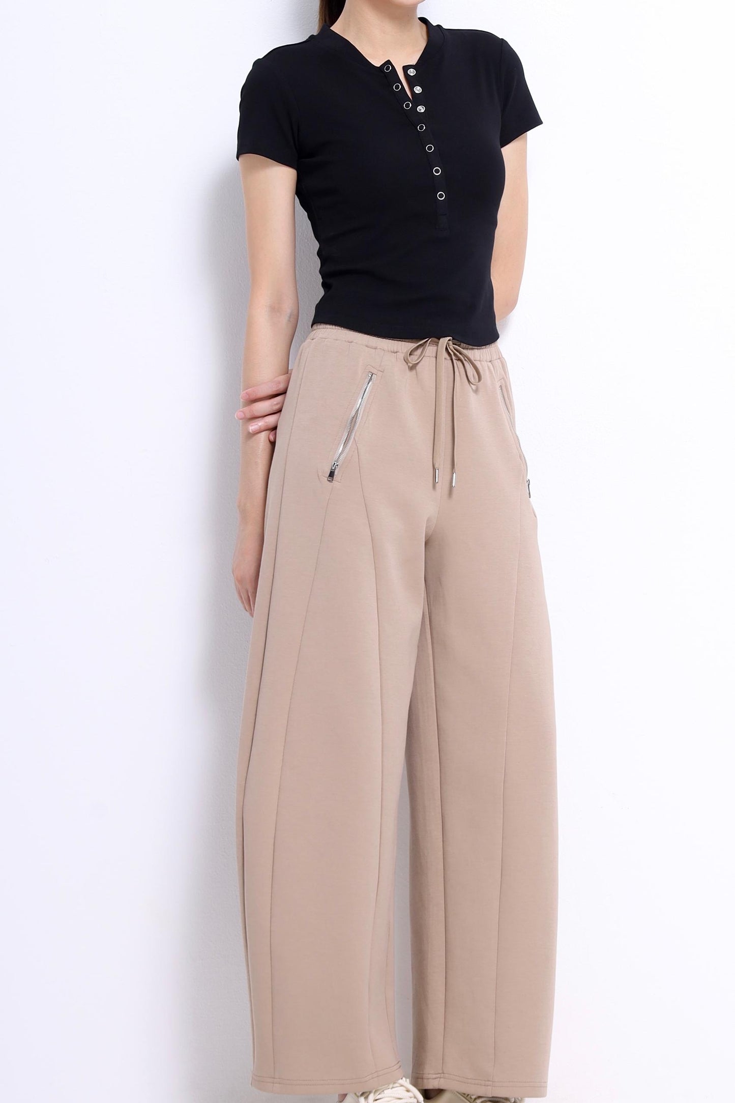 Charlie Button Down Fitted Tee