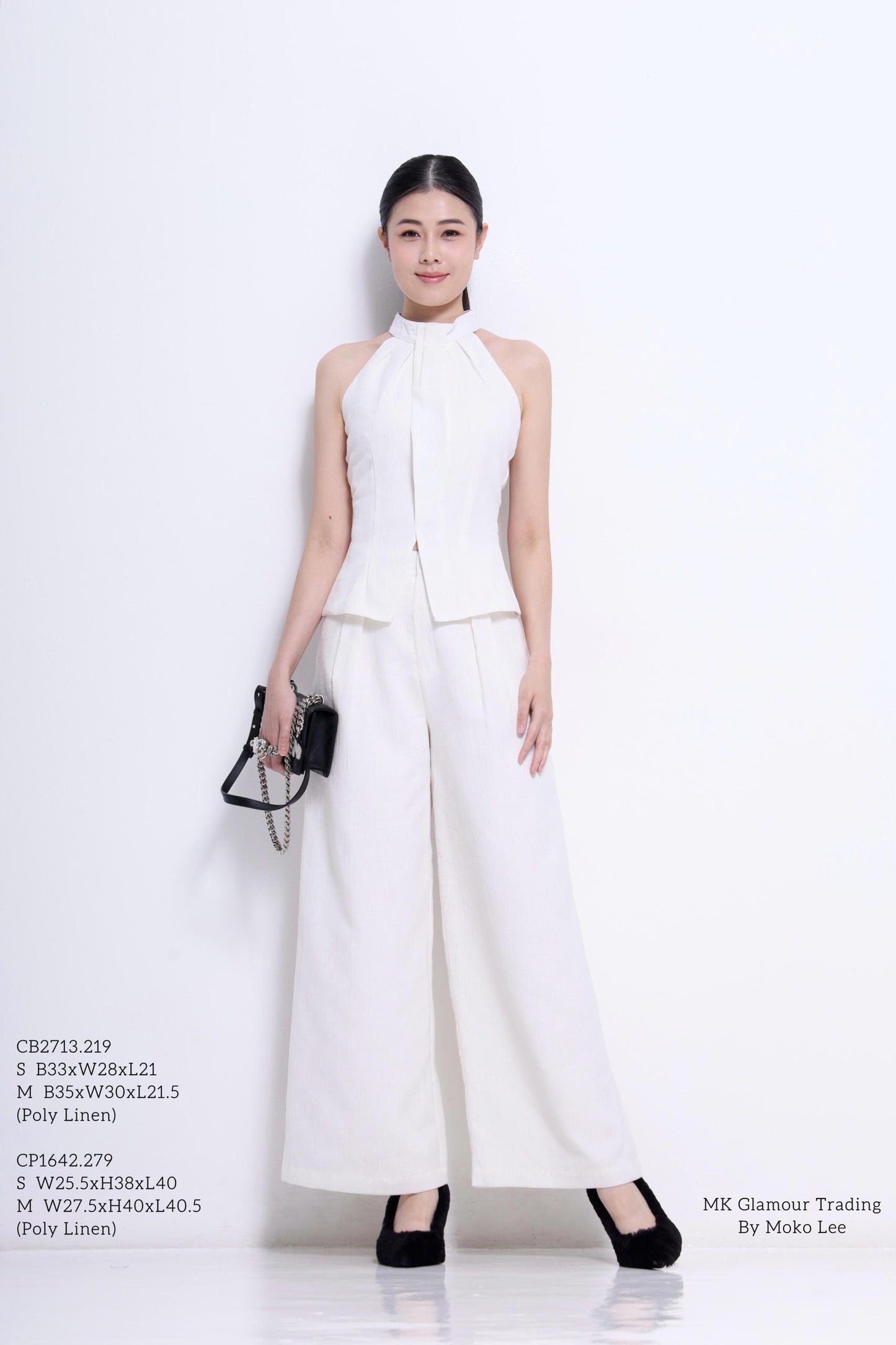 Solar Cut Out Linen Top
