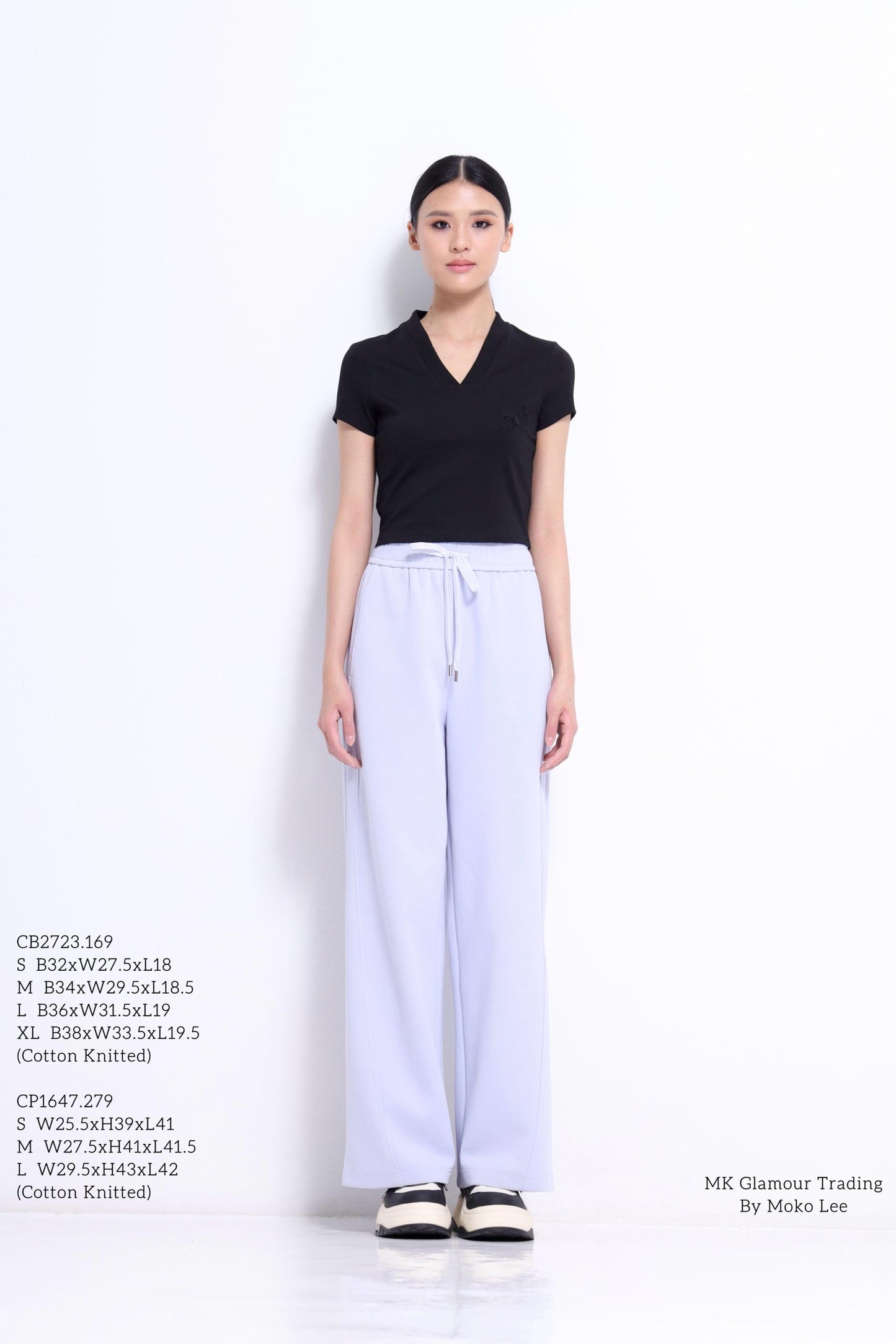 Carly V-Neck Embroidered Top