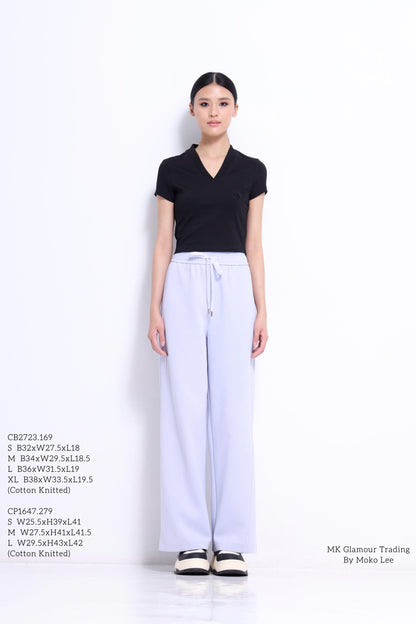 Carly V-Neck Embroidered Top