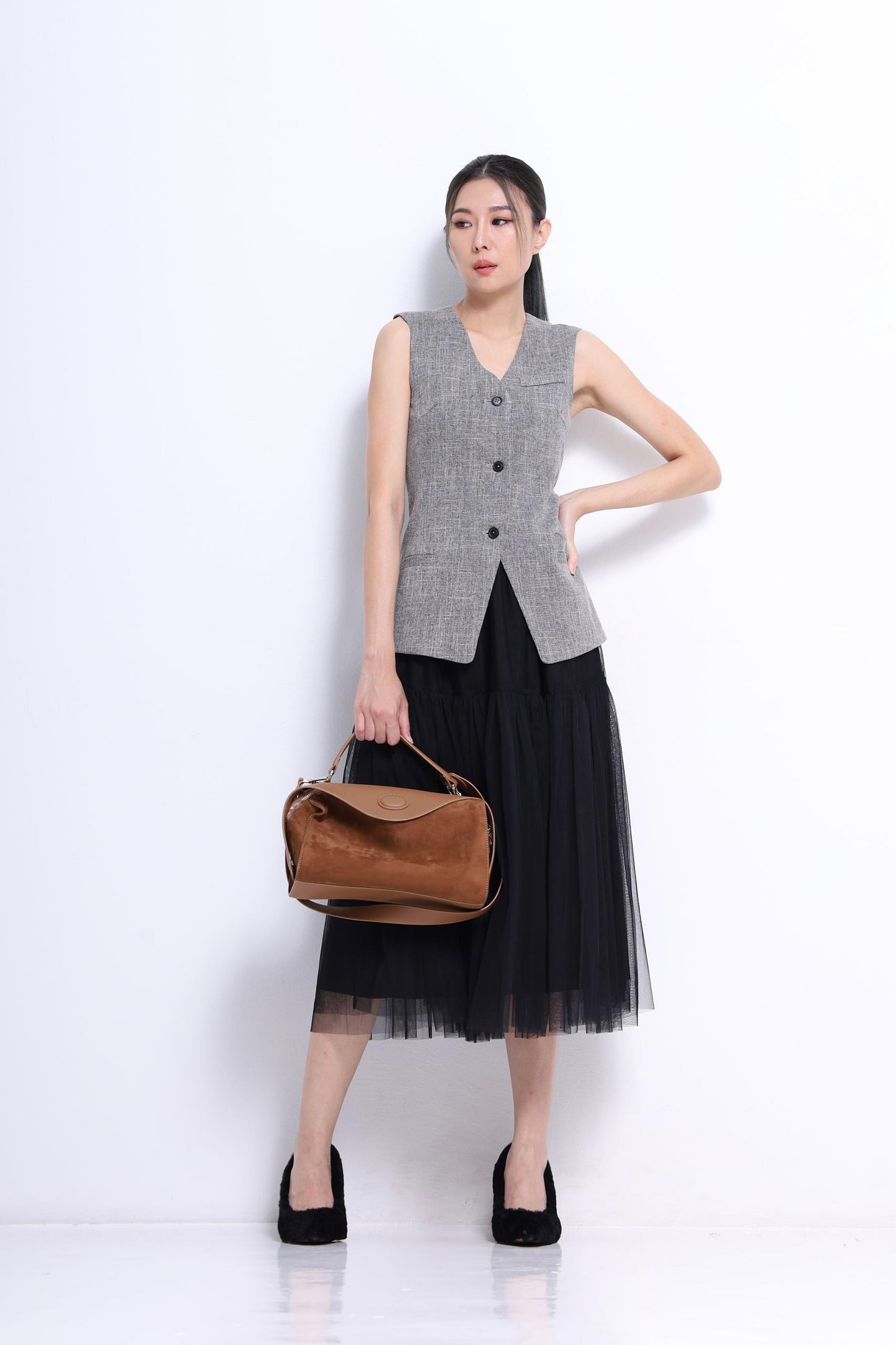 Ellina Flowy Tulle Skirt