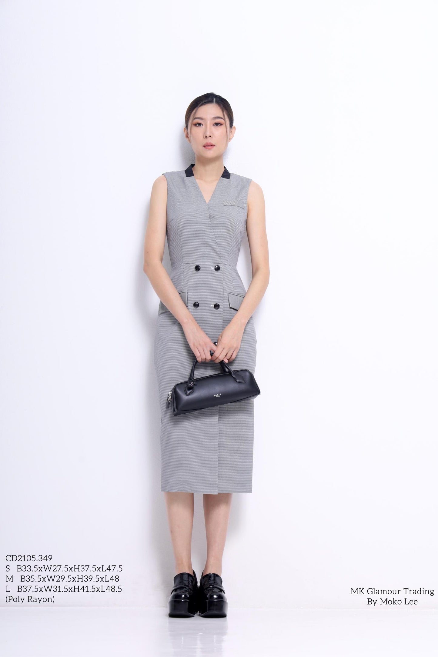Miranda V-Neck Midi Dress