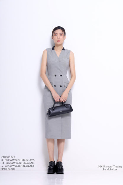 Miranda V-Neck Midi Dress