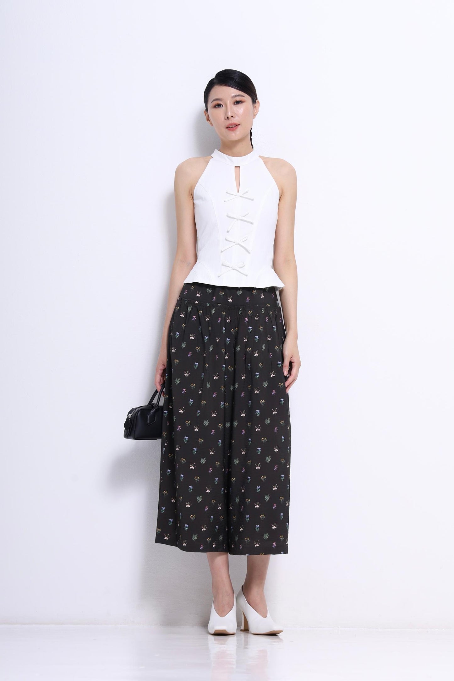 Sylvia Cut Out Ribbon Top