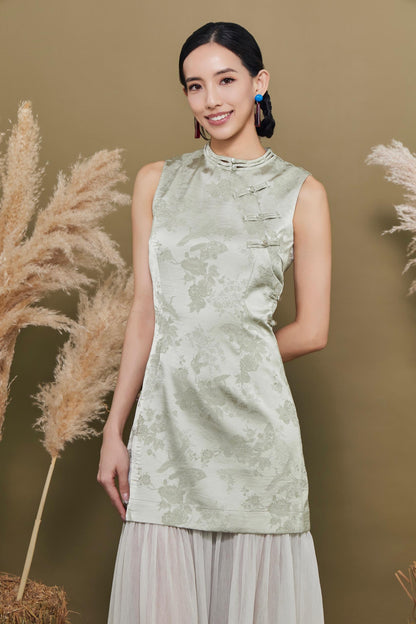 Ling Orient Mandarin Chiffon Qipao