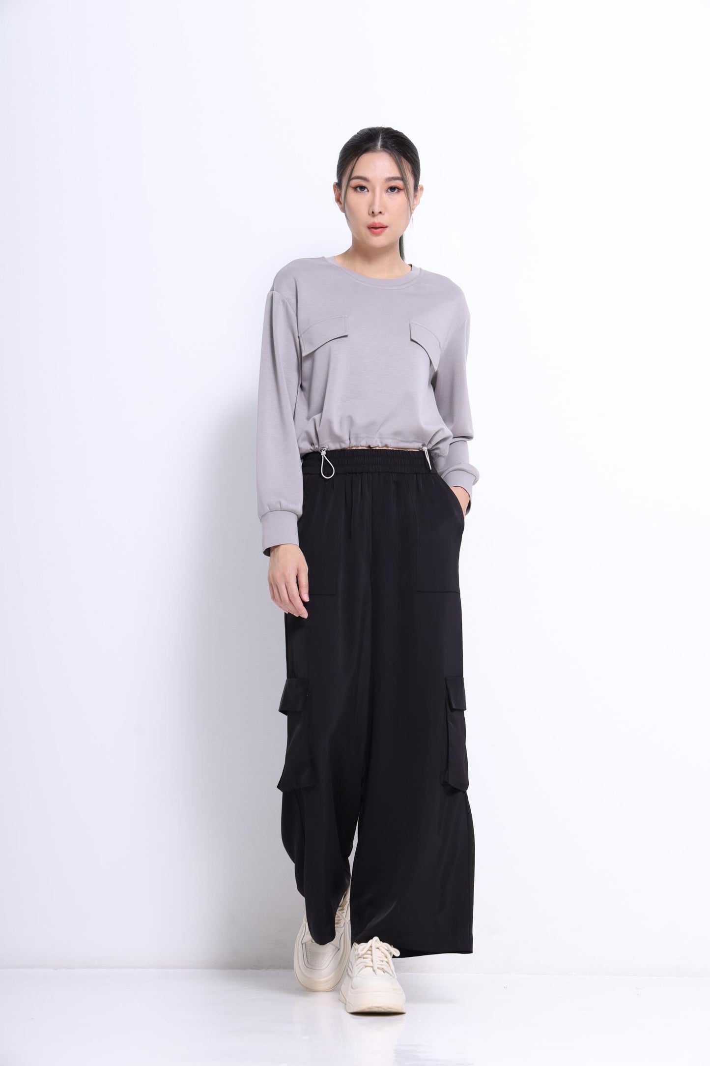 Misa Relaxed Drawstring Sweater