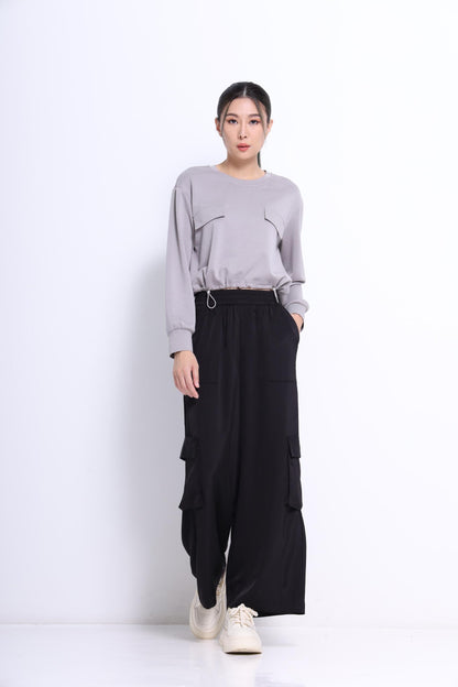 Misa Relaxed Drawstring Sweater