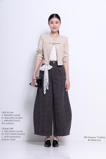 Ginna Cropped Officer Jacket