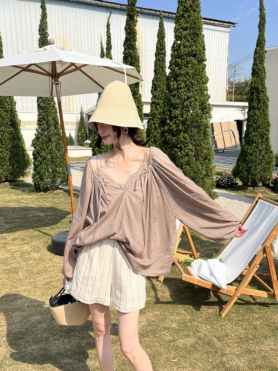 Yuri Linen Tailored Shorts